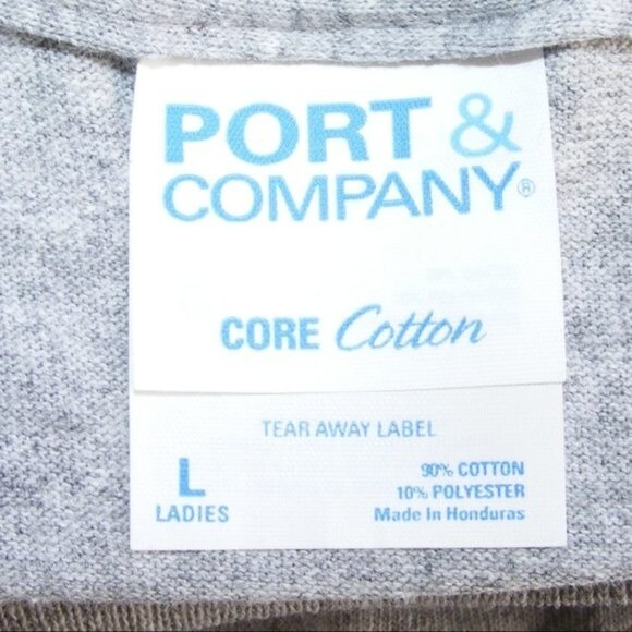 AUGUST GIRLS Tee, L, Heather Gray, Short Sleeves NWOT Sunshine, Hurricane - Picture 6 of 7